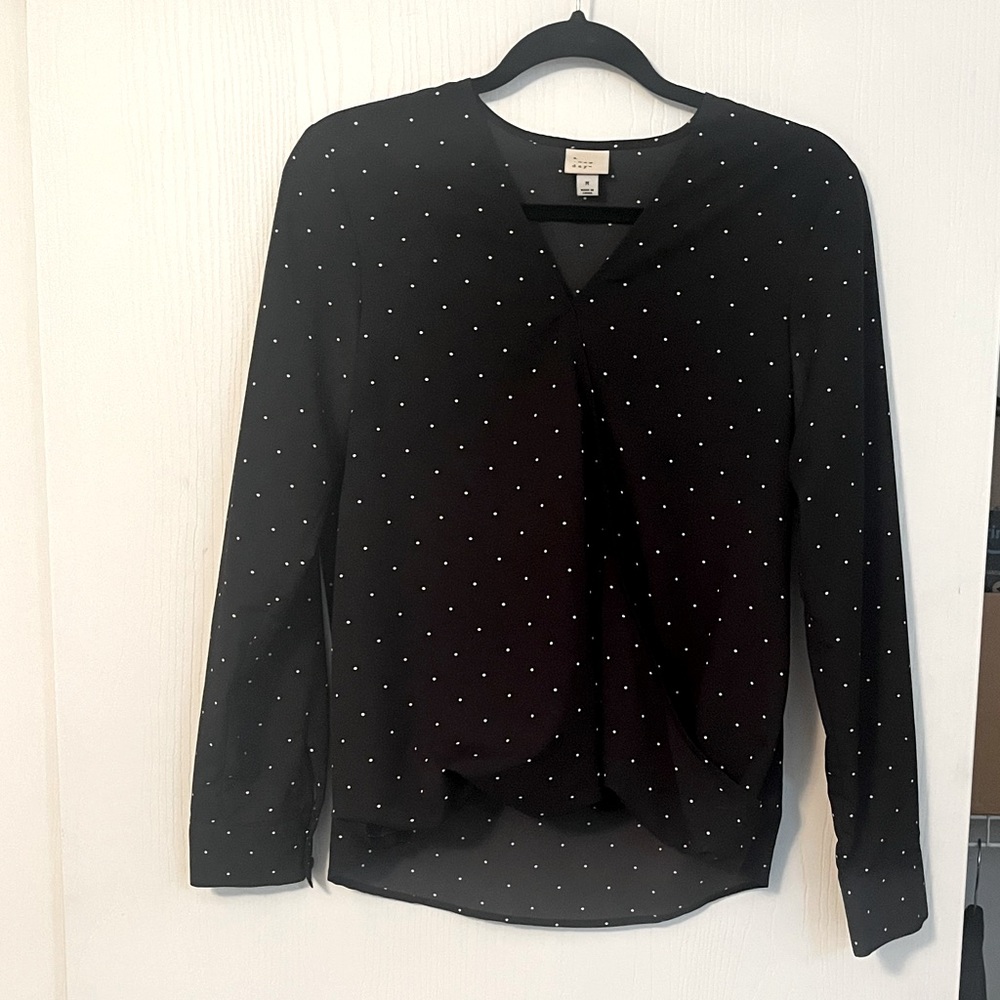 A New Day polkadot blouse